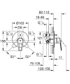 Grohe BauLoop bateria wannowo-prysznicowa podtynkowa, chrom 29081001