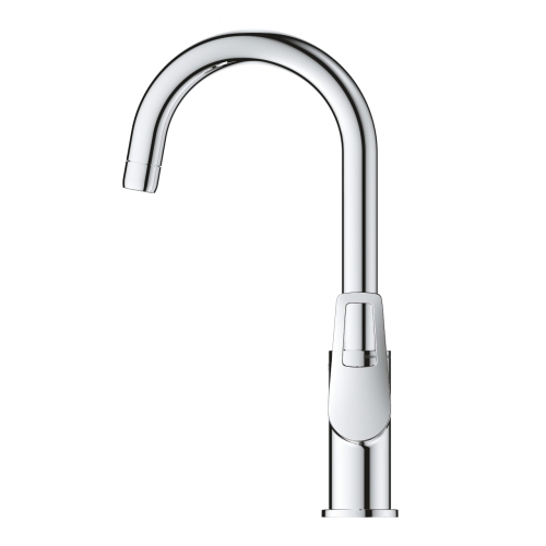 Grohe BauLoop L-size bateria umywalkowa z obrotową wylewką, odpływ push-open 23891001