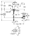 Grohe BauLoop M-size bateria umywalkowa LowFlow, korek z cięgnem 23885001