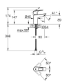Grohe BauLoop S-size bateria umywalkowa EcoJoy, bez korka 23337001