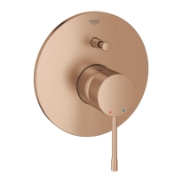 GROHE Essence bateria wannowo-prysznicowa podtynkowa, element zewnętrzny, miedziany szczotkowany - brushed warm sunset 24058DL1