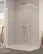 Ronal Cadura White Line ścianka Walk-in 70cm, profil biały mat, szkło bezbarwne CAT40700907