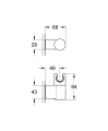 Grohe Rainshower uchwyt punktowy regulowany 27055000