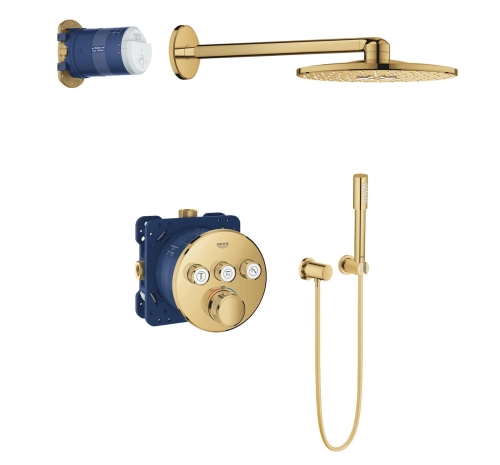 Grohe Grohtherm SmartControl zestaw prysznicowy podtynkowy, cool sunrise 29121GL001