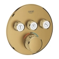 Grohe Grohtherm SmartControl bateria termostatyczna do obsługii 3 wyjść, element zewnętrzny, brushed cool sunrise 29121GN0