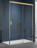 Sanswiss Cadura Gold Line kabina prostokątna 160x90cm, prawa, profil złoty, szkło bezbarwne CAS2D160CAST0901207