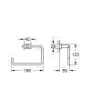 Grohe Essentials Cube wieszak na ręcznik, chrom 40510001