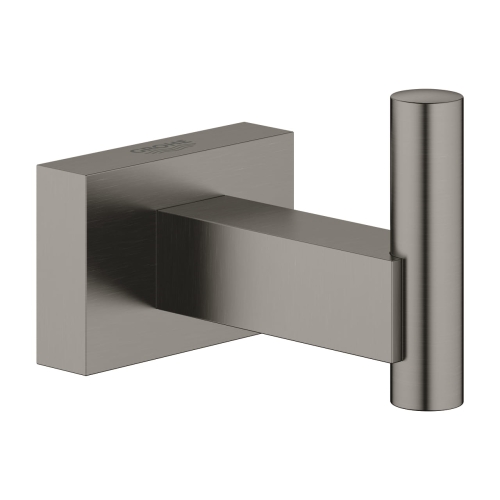 Grohe Essentials Cube haczyk na płaszcz kąpielowy, brushed hard graphite 40511AL1