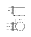 Grohe Selection uchwyt, brushed hard graphite 41027AL0