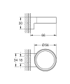 Grohe Selection uchwyt, brushed cool sunrise 41027GN0