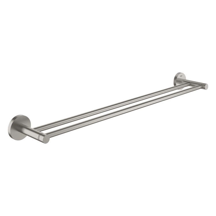 Grohe Essentials wieszak na ręcznik, podwójny, L-600mm, stal nierdzewna 40802DC1
