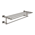 Grohe Essentials Cube półka z wieszakiem na ręcznik, brushed hard graphite 40512AL1