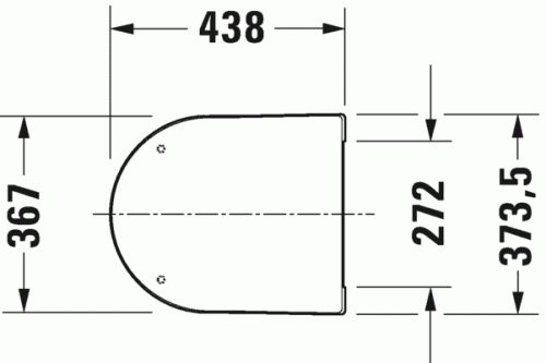 Duravit Me by Starck deska sedesowa wolnoopadająca 0020190000
