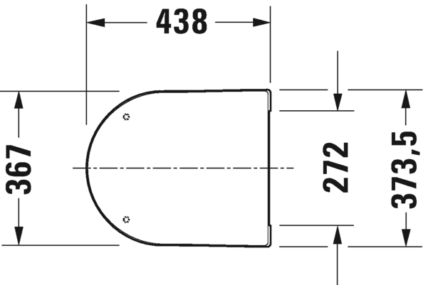 Duravit Me by Starck deska sedesowa wolnoopadająca 0020190000