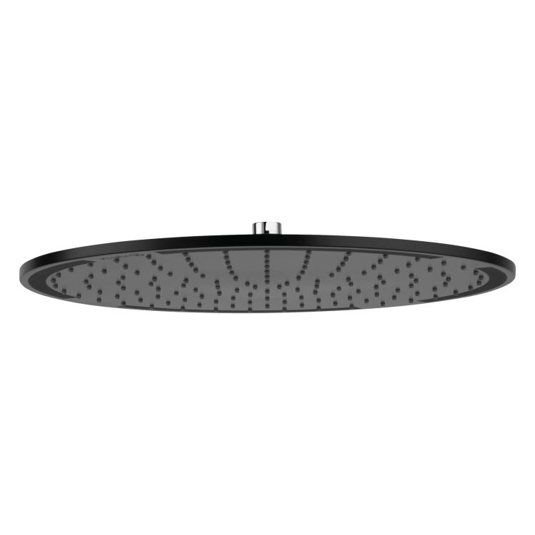 Kludi A-QA deszczownica okrągła 400mm, czarny mat/chrom 6434087-00