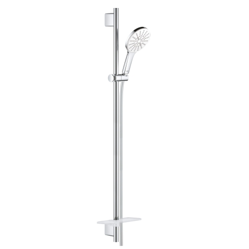 Grohe Rainshower SmartActive 130 zestaw z drążkiem prysznicowym, 3-strumienie, chrom/moon white 26578LS0