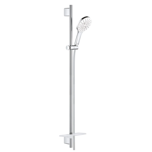 Grohe Rainshower SmartActive 130 zestaw z drążkiem prysznicowym, 3-strumienie, chrom/moon white 26578LS0