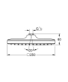 Grohe Tempesta 250 Cube deszczownica kwadratowa 250mm 26681000