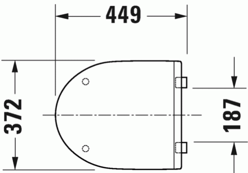 Duravit Durastyle Basic deska sedesowa wolnoopadająca 002079.00.00