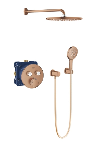 Grohe Grohtherm SmartControl komplet prysznicowy podtynkowy z termostatem, brushed warm sunset 29119DL0-02