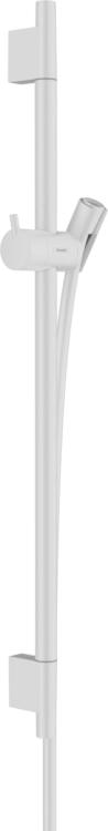 HansGrohe Unica S Puro 65cm drążek prysznicowy z wężem, biały mat 28632700