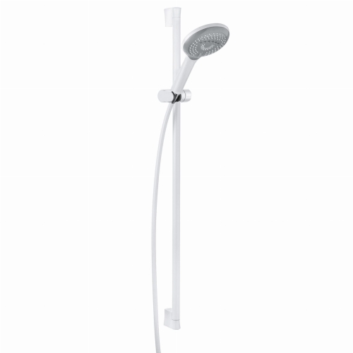 Kludi FreshLine 3S zestaw natrsykowy z drążkem 0,9m, biały/chrom 6794091-00