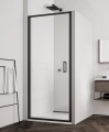 Sanswiss Top-Line S black , drzwi wahadłowe jednoskrzydłowe 75cm(72,5-77,5cm), profile czarny mat, szkło bezbarwne TLSP0750607