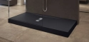 Novellini Custom brodzik prostokątny 160x90x12cm ze zintegrowaną obudową, czarny CU1609011-28