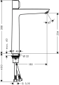 HansGrohe Talis Select E 240 bateria umywalkowa, bez korka 71753000