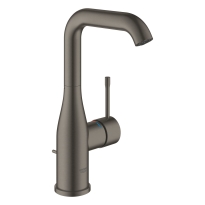 GROHE Essence L-size bateria umywalkowa, z korkiem, brushed hard graphite 32628AL1