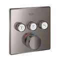 Grohe Grohtherm SmartControl Cube bateria termostatyczna do obsługii 3 wyjść, element zewnętrzny, hard graphite 29126A00