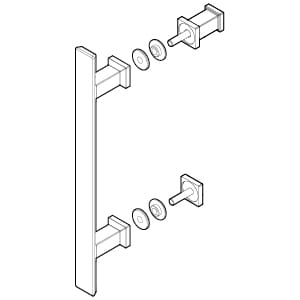 Novellini uchwyt chrom R40MABL01-K