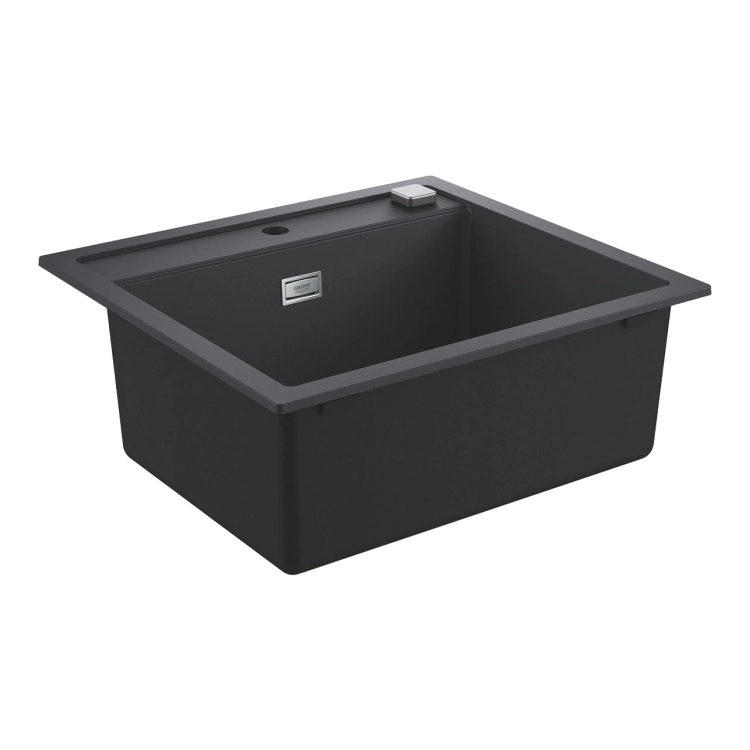 Grohe K700 zlewozmywak wpuszczany w blat 56x51cm, czarny granit 31651AP0