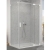 Sanswiss Cadura White Line kabina prostokątna 100x70cm, prawa, profil biały, szkło bezbarwne CA13D1000907+CAT10700907