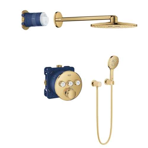 Grohe Grohtherm SmartControl zestaw prysznicowy podtynkowy, cool sunrise 29121GL0-04