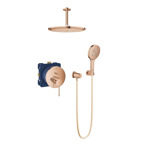 Grohe Essence zestaw prysznicowy podtynkowy z deszczownicą, warm sunset 24058DA1-04.jpg
