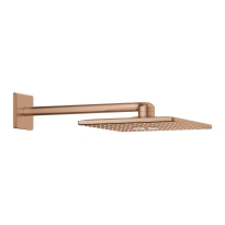 GROHE Rainshower SmartActive Cube 310 deszczownica z ramieniem 430mm, 2 strumienie, miedziany szczotkowany - brushed warm sunset 26479DL0