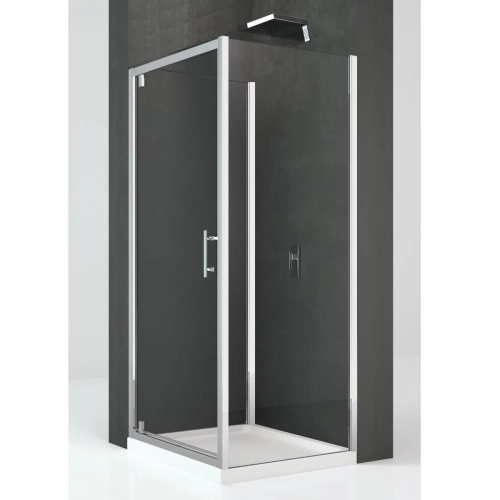 Novellini Kali G+2F kabina trójścienna 80x90x80cm drzwi obrotowe KALIG862F78-1B