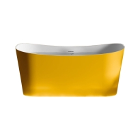 Novellini Ship wanna wolnostojąca 160x70cm, senape/biały mat SHI116070-F5