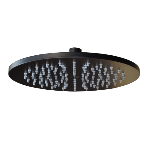 Paffoni Master deszczownica okrągła 225mm, czarny mat ZSOF074NO