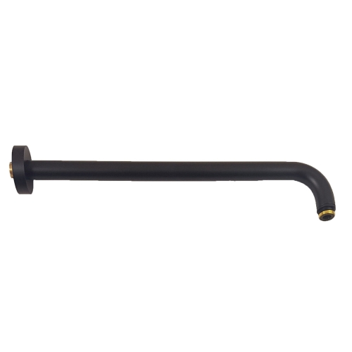 Paffoni Lusso Black ramię prysznicowe 400mm, czarny mat ZSOF034NO