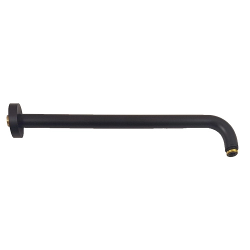 Paffoni Lusso Black ramię prysznicowe 400mm, czarny mat ZSOF034NO