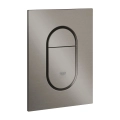 Grohe Rapid SL 5:1 zestaw ze stelażem do miski podwieszanej, przycisk Arena Cosmopolitan S, grafitowy szczotkowany - brushed hard graphite, Fresh 39750AL0-03