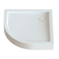 Sanplast TX5b kabina półokrągła 90 cm KP4/TX5b-90+BPza, szkło wzór W15, profile srebrny mat, z brodzikiem 602-271-0262-39-231