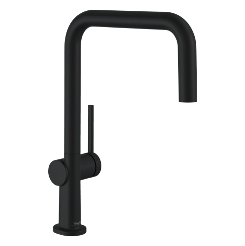 HansGrohe Talis M54 ComfortZone U 220 bateria zlewozmywakowa, czarny mat 72806670