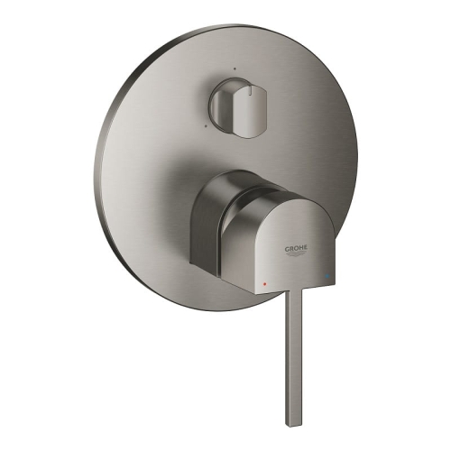 Grohe Plus bateria podtynkowa do obsługi 3 odbiorników, element zewnętrzny, szczotkowany grafit - brushed hard graphite 24093AL3