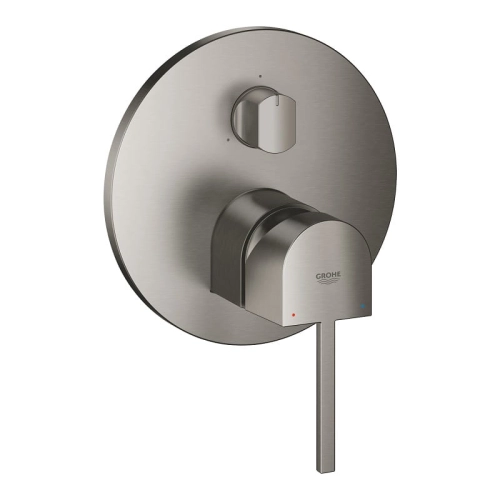 Grohe Plus bateria podtynkowa do obsługi 3 odbiorników, element zewnętrzny, szczotkowany grafit - brushed hard graphite 24093AL3