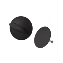 HansGrohe Flexaplus element zewnętrzny syfonu wannowego, czarny mat 58185670