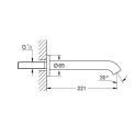 Grohe Essence wylewka wannowa, nikiel błyszczący - polished nickel 13449BE1