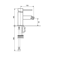 Emmevi Piper bateria bidetowa, biały mat 45004BIO